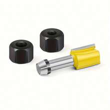 One Set Of 6pcs Precision Milling Machine Cutter Head Sets, With Nut, Carbon Steel - 6mm, 6.35mm, 8mm Rod, Used For Woodworking, Carving, Edge Trimming, Electric Milling Machine Cutter Accessories - 6pcs Nut + Collet - View 5