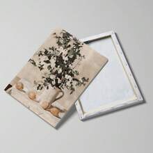Set Of 1 Vintage Flowers And Lemons Canvas Wall Art | Neutral Farmhouse Botanical Print For Living Room Kitchen,Frameless/Framed - A - View 7