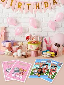 Paw Patrol 汪汪隊 10/20/30入主題塑膠糖果禮物袋，適合生日派對伴手禮、裝飾、驚喜禮物，可愛創意卡通禮物包裝盒，完美派對裝飾驚喜禮物 - 汪回禮袋 - 查看 2