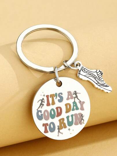 Track And Field Gifts For Runners Women Men Marathon Essentials Cross Country Running Accessories Personalized It Is A Good Day To Run Keychain