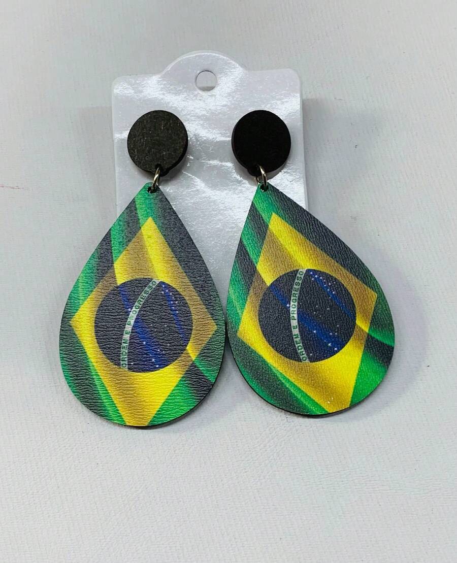 Brazil World Cup Earrings - 耳環 28 - 查看 1