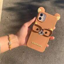 17 Pro 4 4S 5 5S 6 16 Pro 15 14 Plus 13 12 11 8 SE Rilakkuma Bear Chocolate Cartoon Soft Silicon Phone - 3 - 查看 28