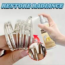 Nuokaiqi Jewelry-Specific Oxidation Polish Effectively Restores And Maintains Luster, Cares For Golden And Silvery Bracelets And Necklaces, Suitable For All Types Of Jewelry Surfaces. Surface Polish, Brightening Solution, Jewelry Maintenance, Metal Polishing - Gold - View 4