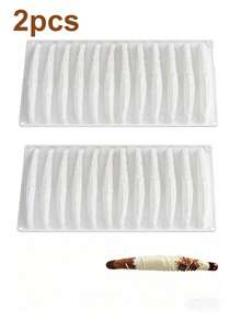 Khuôn silicon 10 ô hình que vani, khuôn nướng chống dính dùng cho bánh mousse vani 3D, bánh ngọt tự làm, món tráng miệng, kẹo, thạch, pudding, sô cô la. - Xem 12
