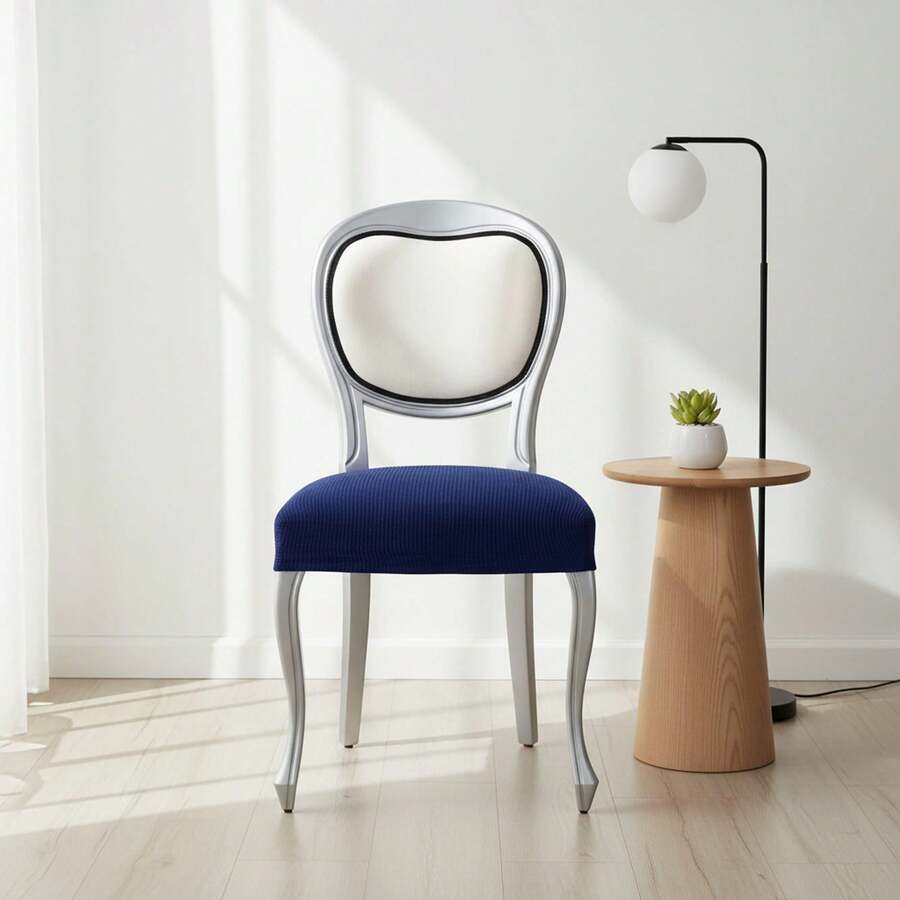 Kiva 2 Universal And Versatile Chair Covers, Various Colors Available – Easy-To-Fit Protective Chair Cover For Backrest, Seat And Arms - Blue - View 1