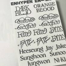 EN/HYPEN Stickers, SUNGHOON, NIKI, JAY 3D Metal Embossed Stickers, High-Quality Decorative Stickers For Phones, Laptops, Tablets, Scrapbooks, Cards, Fans Collection, Birthday & Holiday Gifts - Multicolor - View 5