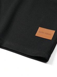 2 piezas Conjunto de estilo japonés para hombres con estampado de grulla y árbol de pino, camiseta de manga corta + pantalones cortos casuales, conjunto de ropa deportiva casual de verano - Verde - Ver 8
