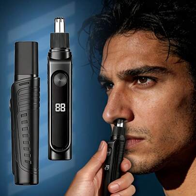 Cuộc sống bắt đầu từ những chi tiết nhỏ. Máy tỉa lông tai và mũi dành cho nam giới, sạc qua cổng USB, có màn hình LCD giúp tỉa tót chính xác. Đây là món quà tuyệt vời cho Ngày của Cha, các ngày lễ hoặc kỷ niệm ngày cưới, để làm bất ngờ chồng, con trai, người yêu hoặc bạn bè của bạn.