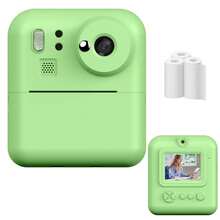 Instant Print Camera, 48MP 1080P High Definition Flash Portable Camera, Dual Lens Digital Camera With Printing Paper, Selfie Digital Camera, Christmas, Birthday, Party - Best Creative Gift For Couples, Friends And Family - Multicolor - View 3
