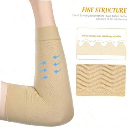 1 Pair Women's Arm Compression Sleeve, Suitable For Loose Arms Compression Shaping, Yoga Pilates Home Workout Accessories