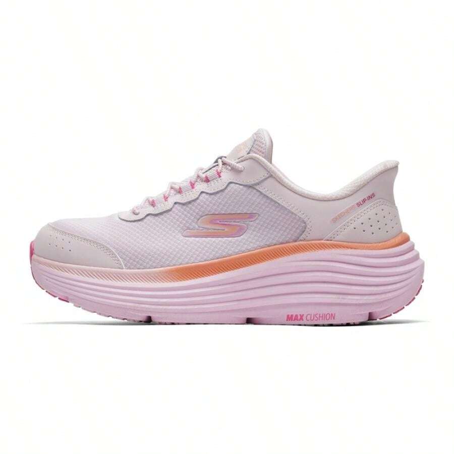 Skechers 女士跑步鞋 MAX CUSHIONING ENDEAVOUR,舒适缓震日常运动轻便跑步鞋,129474-LTPK - 淺粉色 - 查看 1