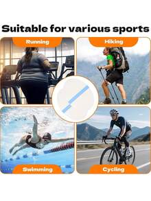 10pcs/Set Transparent Thigh Chafing Guards, Unisex Thigh Protector Pads, Invisible Anti-Friction Thigh Sleeves, Inner Thigh Rub Protection, Suitable For Running, Workout, Marathon, Walking And Fitness - Multicolor - View 6