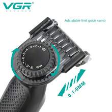 Máy cạo râu VGR chuyên nghiệp, chống nước, có màn hình kỹ thuật số, máy cạo râu điện cầm tay sạc pin V-360 - Nhiều màu - Xem 4