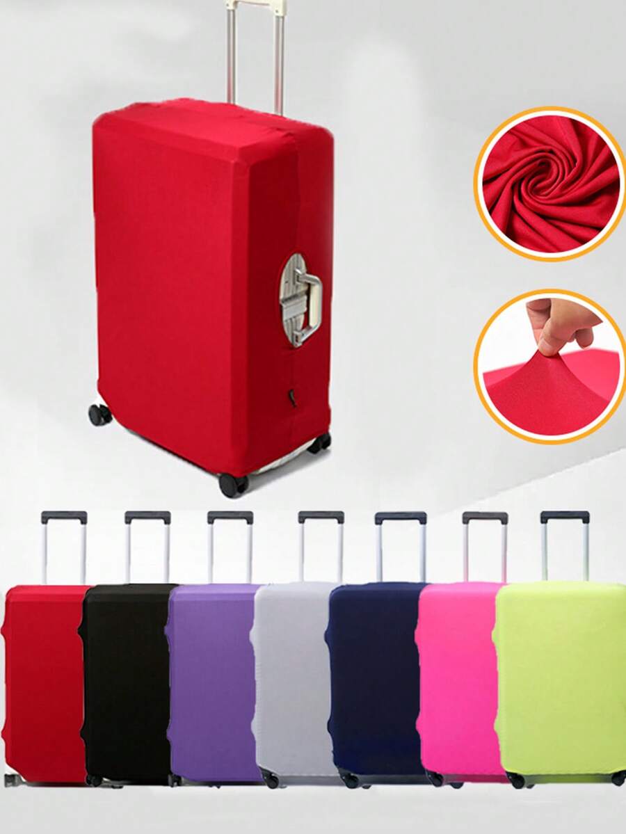 Bộ 3 tấm bọc bảo vệ hành lý bằng nhựa PVC trong suốt, đạt tiêu chuẩn TSA, phù hợp với vali 20", 24", 28". - Nhiều màu - Xem 1