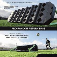 Football Rebound Board - Portable Dual Surface Rebounder With Adjustable Angle - Football Training Equipment For Control, Passing Practice - REPLAY Station Original (95cm X 25cm) - View 5