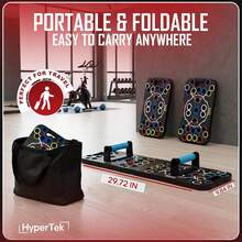 1 Set de Tabla de Flexiones Multifuncional de ABS, Equipo de Entrenamiento para Pecho y Abdominales, Herramienta de Fitness para Gimnasio en Casa, Soporte de Flexiones, Tabla Abdominal Portátil, Calidad Profesional, Regalo de Cumpleaños/Festividad, Equipo Deportivo para Escuela/Club/Gimnasio - Multicolor - Ver 10