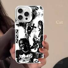Funda para teléfono O-Aheng Wrap  Cartoon para iPhone 161514131211 Pro Max XXRXSMAX87 Plus, cubierta trasera mate a prueba de golpes 17air - z8 - Ver 4