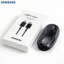 Samsung Dual USB-C Interface 5A Fast Charge Data Cable Global Version EP-DN975 Length Is 1M Up To 60W Power Support 60W/45W/25W Fast Charge Charger Suitable For Smart Phones, Tablets And Laptops - Multicolor - View 1