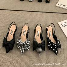Women Flats - Polka Dots - View 1