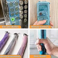 一次性马桶座套，带孔，蓝色薄膜，酒店专用马桶座套，无需粘贴，防油、防污、卫生 - 長15m*10cm - 查看 8