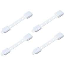 16pcs/8pcs/4pcs Child Safety Belt Lock, Adjustable No Drill Safety Drawer Locks For Kids - Easy Installation, White Safety Belt Lock, Cabinet Door Lock, Drawer Lock, Cabinet Safety Lock - Multicolor - View 17