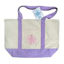 Trader Joe Large Tote Shopping Bag Cotton Canvas Embroidered Bag - Nhiều màu - Xem 9