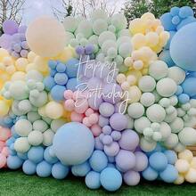 Macaron Latex Balloon Set, Birthday Party Decor, Home Gathering Decoration, Atmosphere Photo Props - View 7