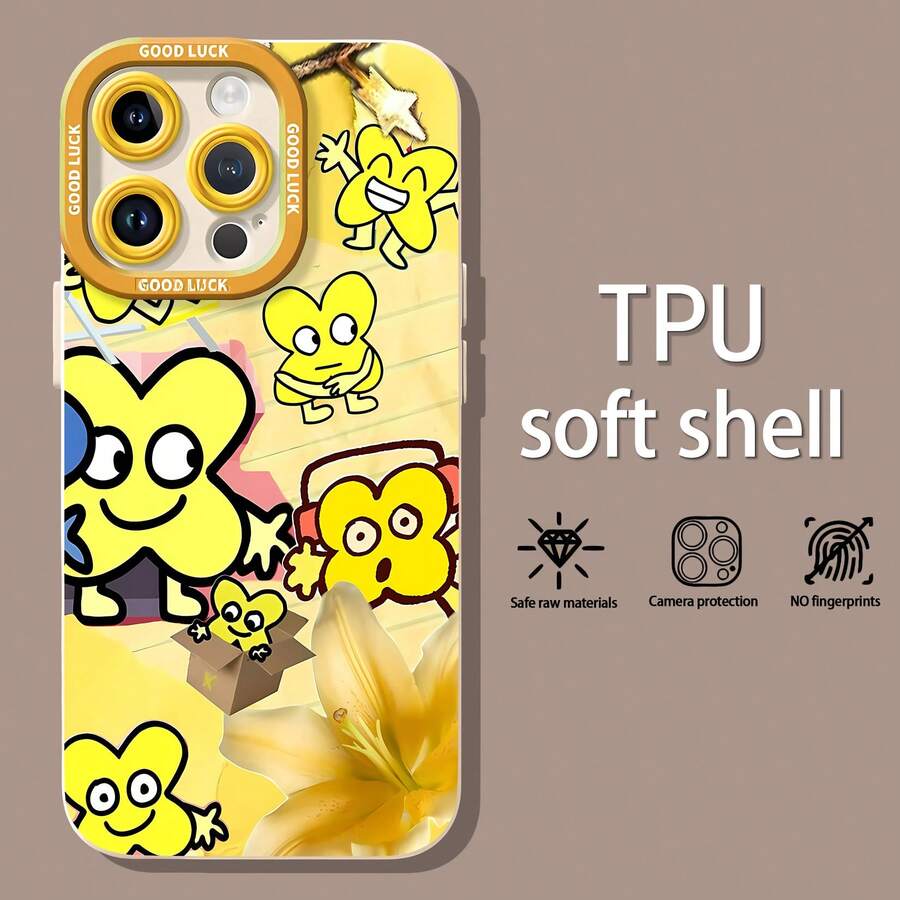 Fondo de pantalla de personajes de Yellow X: Batalla por la Isla de los Sueñosfunda de teléfono Fundas compatibles con ,Apple,VIVO,OPPO,,, y Honor.Fabricadas en silicona TPU,ofrecen protección contra golpes y caídas. - Blanco - Ver 1