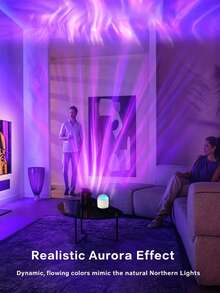 1pc Remote-Controlled Aurora LED Starry Sky Projector Lamp,USB-Powered RGB Night Light With Remote For Galaxy Effect, Suitable For Bedroom/Home Theater/Dome Lighting, Creative Holiday Wedding Party Christmas Ambiance Light, Bedroom, Living Room, Office, Party, Home, Holiday, Birthday, Ceiling And Wall Decor - Multi-color light - View 6