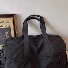 Large Capacity Waterproof Gym Duffel Bag, 2026 Spring/Summer New One Shoulder Bag With Shoe Compartment, Side Mesh Pockets Multi-Layer Storage Tote, Practical Durable Travel Handbag - Multicolor - View 8