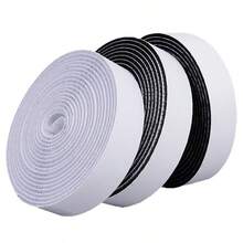 5M/1 Set: Hook And Buckle Double-Sided Self-Adhesive Tape, Hook And Loop, Used For Home Pasting And Fixing, Window Fixing, Photo Frames, Nameplates, Mosquito Nets, Carpets, Christmas Decorations, Pasting, Fixing, Strong Self-Adhesive Effect - 2cm Wide / 5m Long - View 12