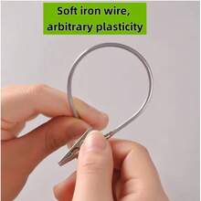 1 cái/5 cái Kẹp cá sấu cổ ngỗng linh hoạt, Kẹp cá sấu hai đầu dùng cho nhang, đuổi muỗi, Kẹp cá sấu điều chỉnh được dùng cho thẻ giá, giá đựng ghi chú. - A - Xem 6