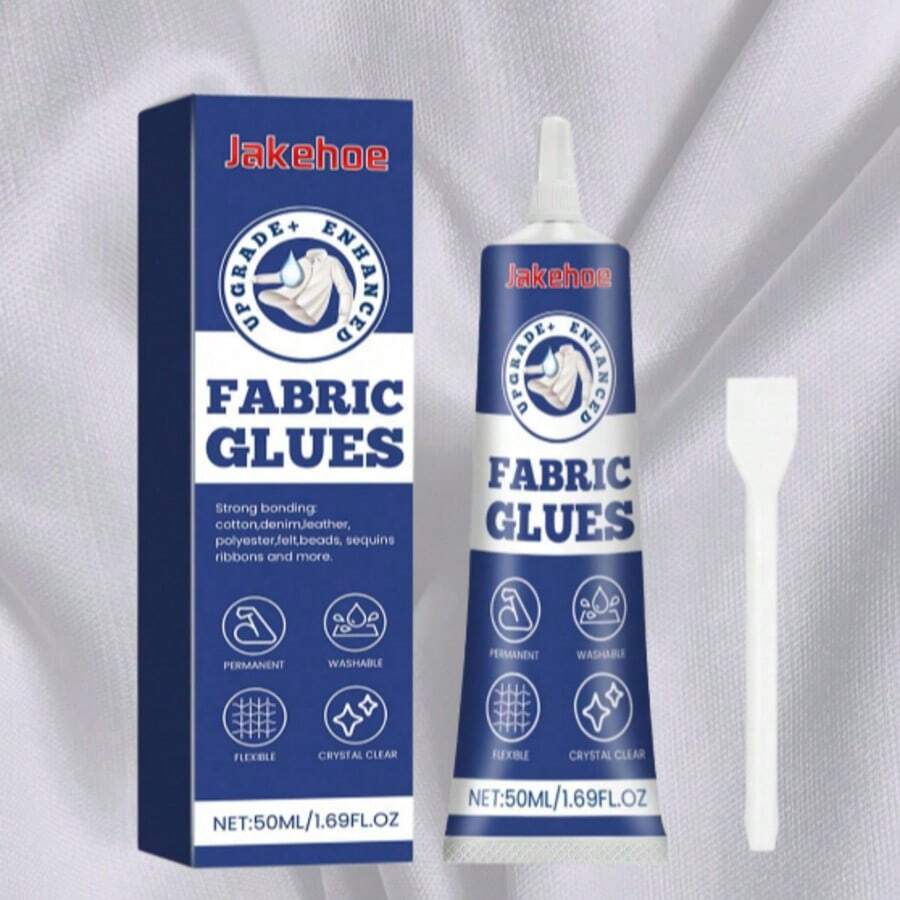 Fabric Adhesive Glue, Multi-Purpose Textile Glue For Clothing Pattern Bonding, Flexible Adhesive - A - View 1