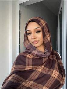 Reddish-brown Plaid