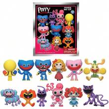 Poppy Playtime 1个官方授权“Blobby's Play Time”蓝色怪兽存钱罐，可爱恐怖风格大容量硬币储蓄盒，采用耐用PVC材质，适合桌面装饰收藏，是创意生日派对礼物和游戏粉丝的理想之选 - Poppy Playtime - 查看 6