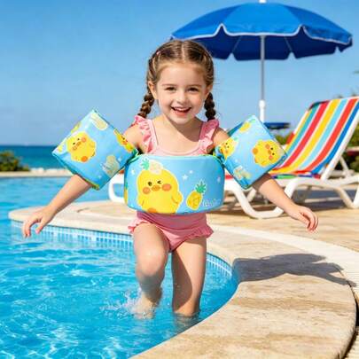 Children's Swimming Buoyancy Vest, Suitable For Children Weighing 28-70 Lbs, Fit For Boys & Girls Aged 3-8