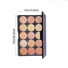 POPFEEL Concealer & Contour Palette, Long-Lasting, Non-Smudging, Essential For Beginners - Nude - View 4