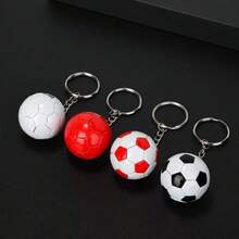 1pc Back To School Season Gift Football Keychain Pendant Sports Series Commemorative Small Gift Fan Gift - Multicolor - View 1