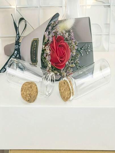 30 chai thủy tinh nhỏ có nút bần, chai ước nguyện mini/chai nhắn tin/ống thủy tinh nhỏ, thích hợp cho việc tự làm đồ thủ công, trang trí, quà tặng tiệc tùng, chúc phúc đám cưới và các dịp khác.