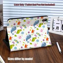 Ốp bảo vệ máy tính bảng kiểu sách hình thú cưng hoạt hình đại dương dễ thương, có khe cắm bút. Ốp bảo vệ máy tính bảng mềm mại và dễ thương kiểu sách hình thú cưng hoạt hình đại dương, có khe cắm bút, chức năng tự động bật/tắt màn hình thông minh, chức năng giá đỡ ổn định, bảo vệ toàn diện và các đường cắt chính xác. Tương thích với iPad Mini 4/5/6, 9.7/10.2/10.5/10.9/11/12.9/13 inch, Pro/Air 4/5/6/7, thế hệ thứ 10/11, Galaxy Tab A7Lite/A8/A9/A9Plus/S6Lite/S7/S8/S9/S10/S11/FE/Plus Series. - Nhiều màu - Xem 7