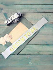 Set de 7 bandas para despedida de soltero/a para padrinos, bandas negras para el equipo del novio para despedida de soltera, suministros para fiestas de boda, decoraciones, recuerdos y regalos - Novio y padrino - Ver 11