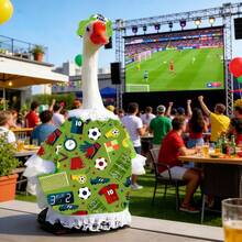 Football Porch Goose Outfit Soccer Goose Costume Game Day Goose Clothes For Patio Yard Lawn Art Sports Season Party Decoration - Nhiều màu - Xem 2