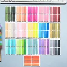 160pcs 1 Style Gradient Color Sticky Notes, Index Tabs, Book Labels, Note Labels, Annotation Labels, Colored Page Marker Tabs For Book Annotation, File Classification And Book Notes - one-size - View 8