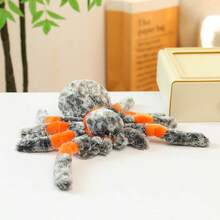 1 pieza Muñeco de peluche realista de insecto animal, abeja, mariposa, araña o mantis de peluche suave con material de peluche detallado, relleno de algodón PP, adecuado como regalo para niños, truco de Halloween, decoración del hogar, recuerdo de fiesta y colección - Multicolor - Ver 18