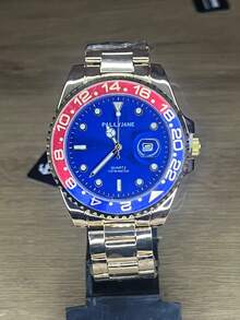 Original Men's And Women's Waterproof Watch, Gold Stainless Steel Watch - Blue Gold - View 1
