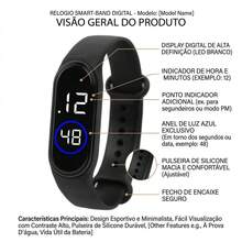 Men's 4-In-1 Kit: 2 Sneakers + Flip-Flops + Digital Watch. Total Comfort, Versatility And Style. Ready For Any Occasion. - Xanh lam và xám - Xem 3