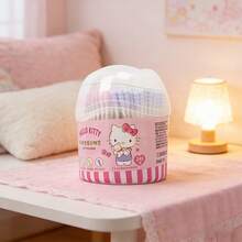 Miniso 三丽鸥  150支双头纸质棉签/240支多头棉签组合装，柔软棉头，日常清洁/化妆/耳部护理，居家/旅行便携护理工具，多功能护理棉签，最佳礼品（1支装） - 多款 - 查看 4