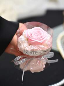 1/3/5 Stems Mini Preserved Rose Bouquet, Artificial Single Rose, Suitable For Valentine's Day, Mother's Day, Birthday, Graduation Gift, And Home Decor - Multicolor - View 7