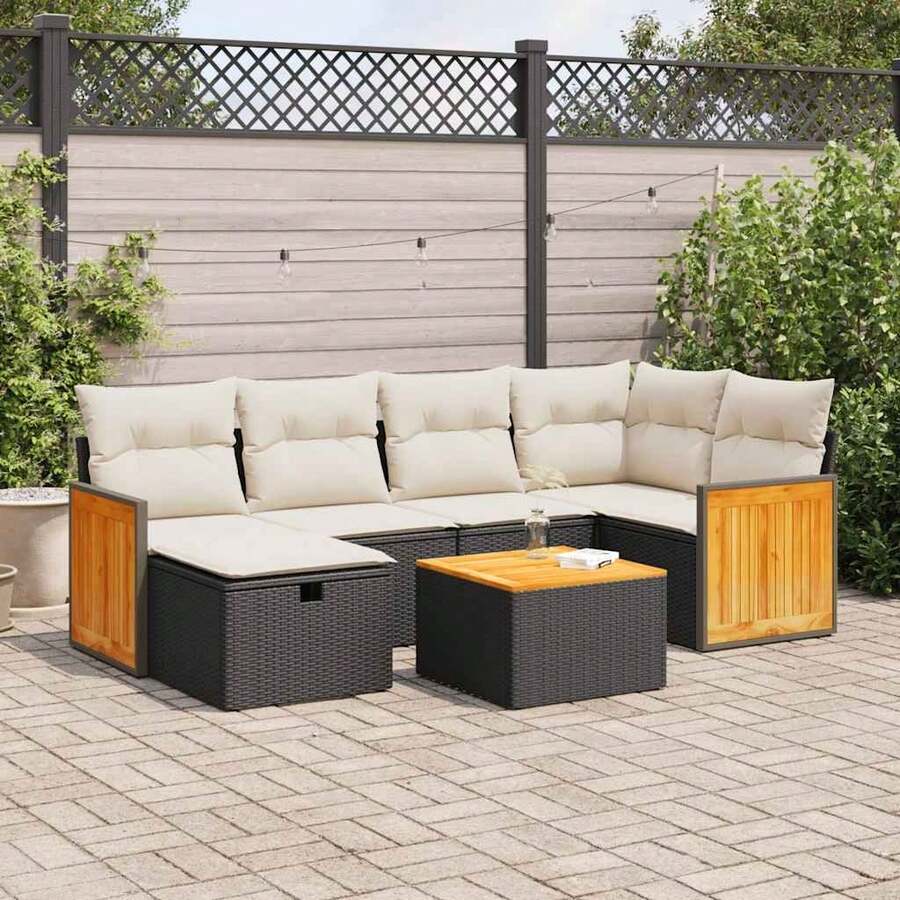 vidaXL Outdoor Table & Chair Sets - Black - View 1