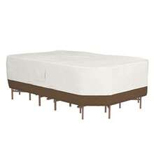 Basics Outdoor Patio Table and Chair Cover Large Beige/Tan 110"x84" - Beige Bronceado - Ver 1